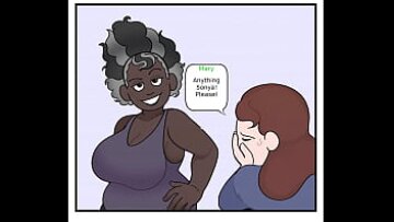 ¡Ebony Tía folla para solucionar mi problema!