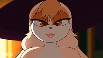 Vainilla el conejo: sexy bruja cum juego