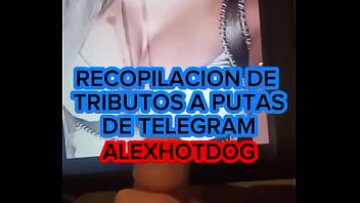 Cumshot Tribute Compilation vol. 1: Las putas de las grandes tetas se llenan de semen – con Alexhotdog